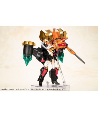 The King of Braves GaoGaiGar Cross Frame Girl Plastic Model Kit Goldymark & Stealth Gao II Set 12 cm