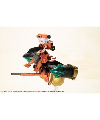 The King of Braves GaoGaiGar Cross Frame Girl Plastic Model Kit Goldymark & Stealth Gao II Set 12 cm