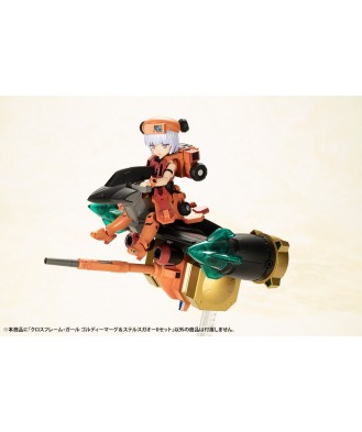 The King of Braves GaoGaiGar Cross Frame Girl Plastic Model Kit Goldymark & Stealth Gao II Set 12 cm