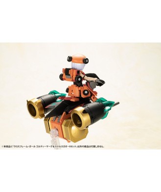 The King of Braves GaoGaiGar Cross Frame Girl Plastic Model Kit Goldymark & Stealth Gao II Set 12 cm