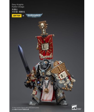 Warhammer 40k Action Figure 1/18 Grey Knights Kaldor Draigo 12 cm