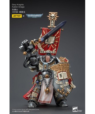 Warhammer 40k Action Figure 1/18 Grey Knights Kaldor Draigo 12 cm