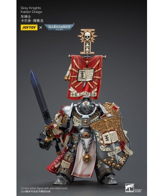 Warhammer 40k Action Figure 1/18 Grey Knights Kaldor Draigo 12 cm