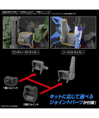 Gundam Option Parts Set Gunpla 02 (Launcher Striker & Sword Striker)