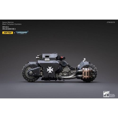 Warhammer 40k Vehicle 1/18 Black Templars Outrider Bike 22 cm