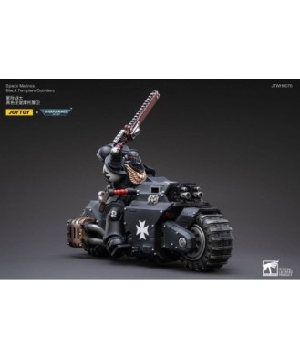 Warhammer 40k Vehicle 1/18 Black Templars Outrider Bike 22 cm