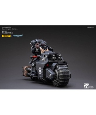 Warhammer 40k Vehicle 1/18 Black Templars Outrider Bike 22 cm