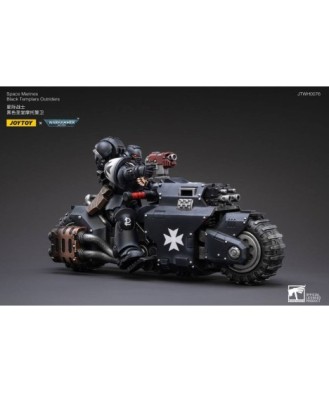 Warhammer 40k Vehicle 1/18 Black Templars Outrider Bike 22 cm