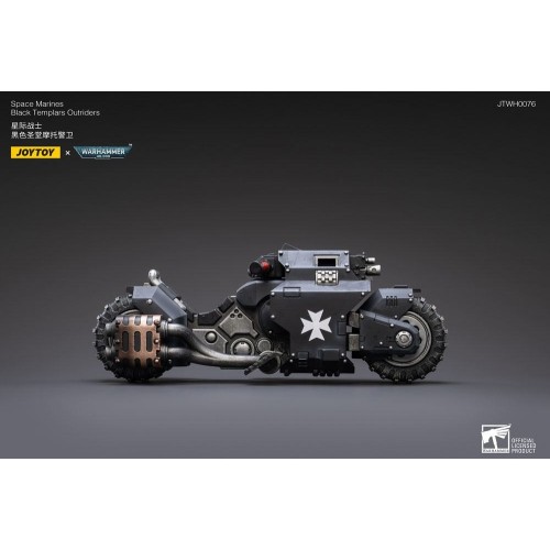 Warhammer 40k Vehicle 1/18 Black Templars Outrider Bike 22 cm