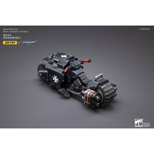 Warhammer 40k Vehicle 1/18 Black Templars Outrider Bike 22 cm