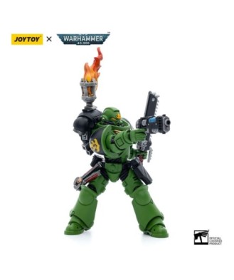 Warhammer 40k Action Figure 1/18 Salamanders Intercessors Sergeant Tsek'gan 12 cm