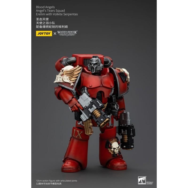 Warhammer The Horus Heresy Action Figure 1/18 Blood Angels Angel's Tears SquadErelim with Volkite Serpentas 12 cm