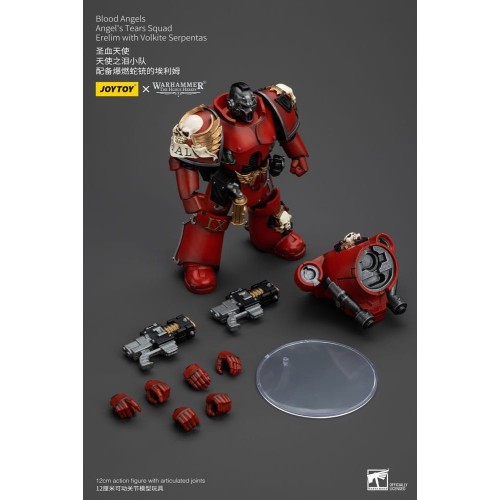 Warhammer The Horus Heresy Action Figure 1/18 Blood Angels Angel's Tears SquadErelim with Volkite Serpentas 12 cm