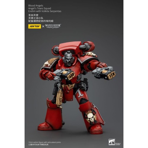 Warhammer The Horus Heresy Action Figure 1/18 Blood Angels Angel's Tears SquadErelim with Volkite Serpentas 12 cm