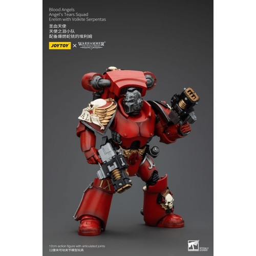 Warhammer The Horus Heresy Action Figure 1/18 Blood Angels Angel's Tears SquadErelim with Volkite Serpentas 12 cm