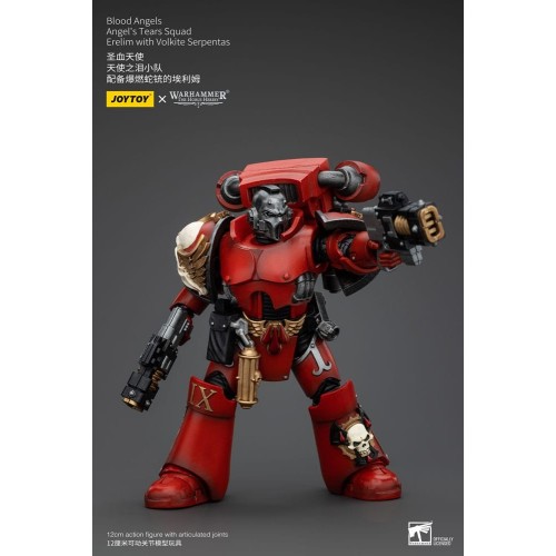 Warhammer The Horus Heresy Action Figure 1/18 Blood Angels Angel's Tears SquadErelim with Volkite Serpentas 12 cm