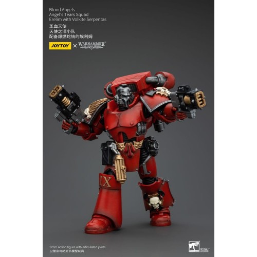 Warhammer The Horus Heresy Action Figure 1/18 Blood Angels Angel's Tears SquadErelim with Volkite Serpentas 12 cm