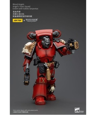 Warhammer The Horus Heresy Action Figure 1/18 Blood Angels Angel's Tears SquadErelim with Volkite Serpentas 12 cm