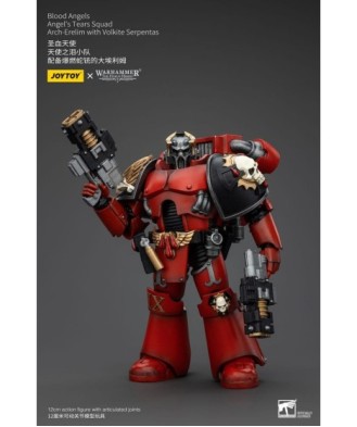 Warhammer The Horus Heresy Action Figure 1/18 Blood Angels Angel's Tears Squad Arch-Erelim with Volkite Serpentas 12cm