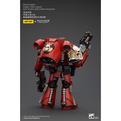 Warhammer The Horus Heresy Action Figure 1/18 Blood Angels Angel's Tears Squad Arch-Erelim with Volkite Serpentas 12cm