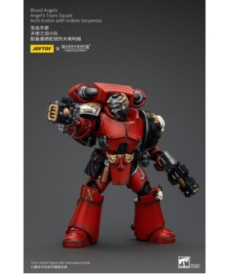 Warhammer The Horus Heresy Action Figure 1/18 Blood Angels Angel's Tears Squad Arch-Erelim with Volkite Serpentas 12cm
