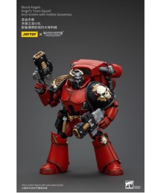 Warhammer The Horus Heresy Action Figure 1/18 Blood Angels Angel's Tears Squad Arch-Erelim with Volkite Serpentas 12cm