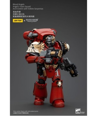Warhammer The Horus Heresy Action Figure 1/18 Blood Angels Angel's Tears Squad Arch-Erelim with Volkite Serpentas 12cm