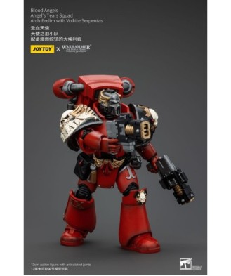Warhammer The Horus Heresy Action Figure 1/18 Blood Angels Angel's Tears Squad Arch-Erelim with Volkite Serpentas 12cm
