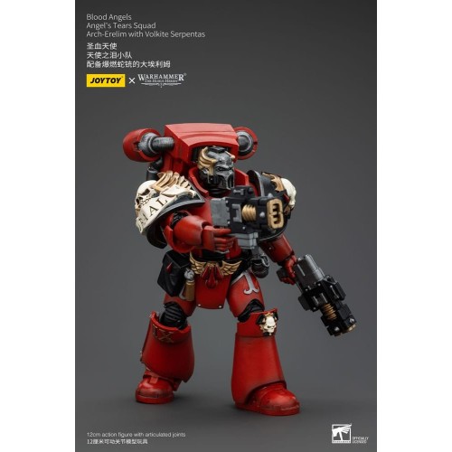 Warhammer The Horus Heresy Action Figure 1/18 Blood Angels Angel's Tears Squad Arch-Erelim with Volkite Serpentas 12cm