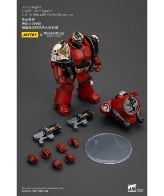 Warhammer The Horus Heresy Action Figure 1/18 Blood Angels Angel's Tears Squad Arch-Erelim with Volkite Serpentas 12cm