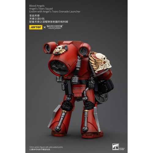 Warhammer The Horus Heresy Action Figure 1/18 Blood Angels Angel's Tears Squad Erelim+Angel'sTearsGrenadeLauncher 12cm