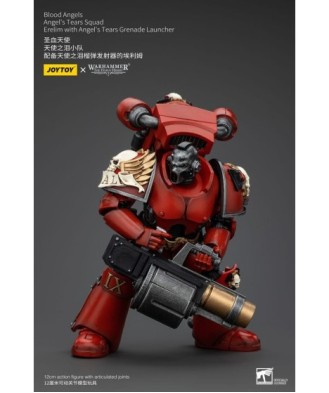 Warhammer The Horus Heresy Action Figure 1/18 Blood Angels Angel's Tears Squad Erelim+Angel'sTearsGrenadeLauncher 12cm