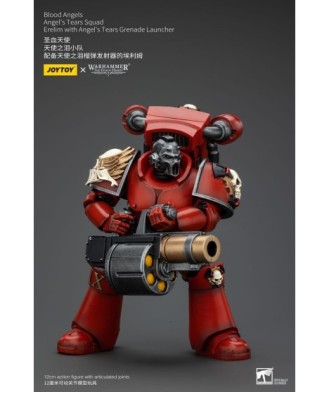 Warhammer The Horus Heresy Action Figure 1/18 Blood Angels Angel's Tears Squad Erelim+Angel'sTearsGrenadeLauncher 12cm