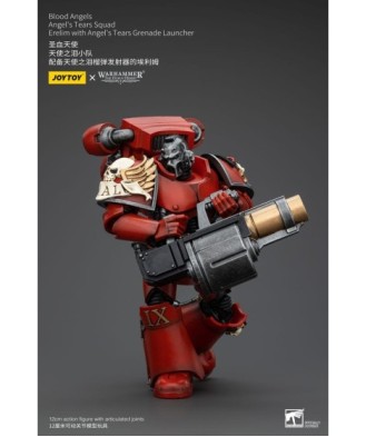 Warhammer The Horus Heresy Action Figure 1/18 Blood Angels Angel's Tears Squad Erelim+Angel'sTearsGrenadeLauncher 12cm