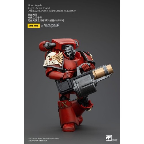 Warhammer The Horus Heresy Action Figure 1/18 Blood Angels Angel's Tears Squad Erelim+Angel'sTearsGrenadeLauncher 12cm