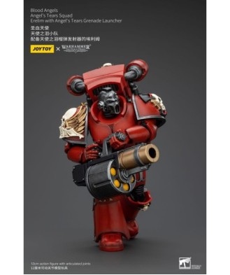 Warhammer The Horus Heresy Action Figure 1/18 Blood Angels Angel's Tears Squad Erelim+Angel'sTearsGrenadeLauncher 12cm