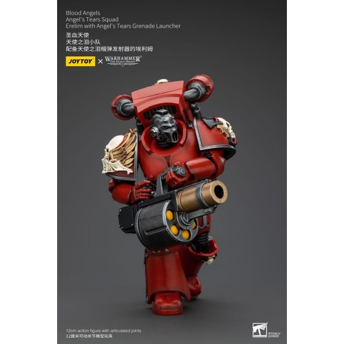 Warhammer The Horus Heresy Action Figure 1/18 Blood Angels Angel's Tears Squad Erelim+Angel'sTearsGrenadeLauncher 12cm