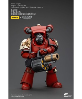Warhammer The Horus Heresy Action Figure 1/18 Blood Angels Angel's Tears Squad Erelim+Angel'sTearsGrenadeLauncher 12cm