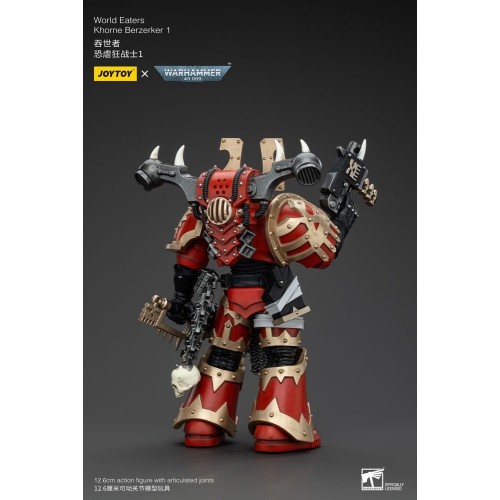 Warhammer 40k Action Figure 1/18 World Eaters Khorne Berzerker 1 13 cm