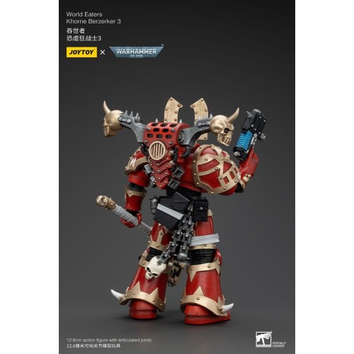 Warhammer 40k Action Figure 1/18 World Eaters Khorne Berzerker 3 13 cm