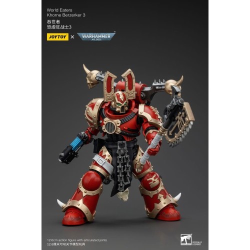 Warhammer 40k Action Figure 1/18 World Eaters Khorne Berzerker 3 13 cm