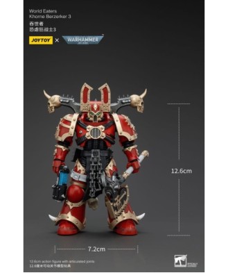 Warhammer 40k Action Figure 1/18 World Eaters Khorne Berzerker 3 13 cm