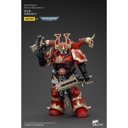 Warhammer 40k Action Figure 1/18 World Eaters Khorne Berzerker 5 13 cm