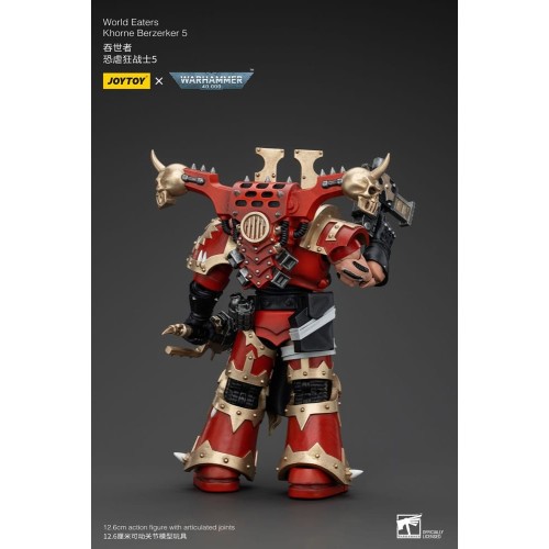 Warhammer 40k Action Figure 1/18 World Eaters Khorne Berzerker 5 13 cm