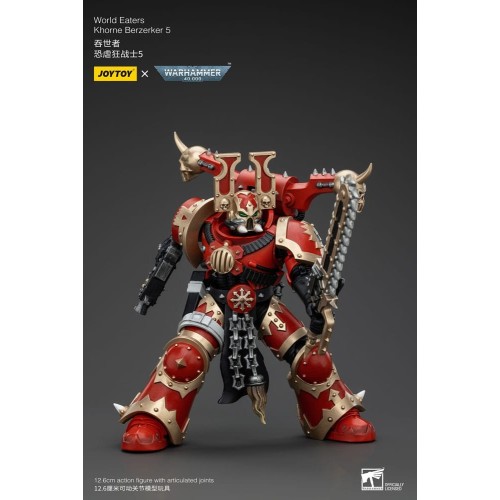 Warhammer 40k Action Figure 1/18 World Eaters Khorne Berzerker 5 13 cm