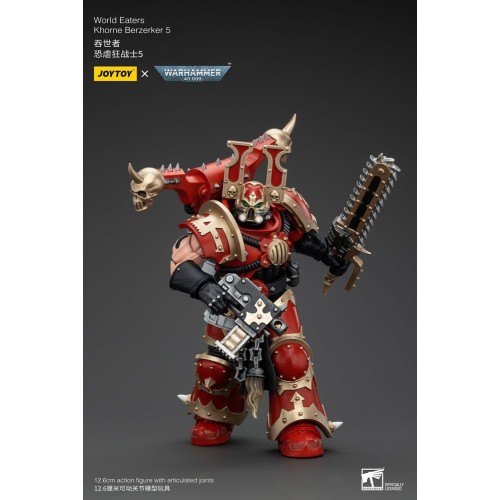 Warhammer 40k Action Figure 1/18 World Eaters Khorne Berzerker 5 13 cm