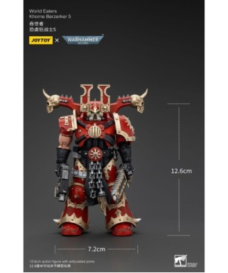 Warhammer 40k Action Figure 1/18 World Eaters Khorne Berzerker 5 13 cm