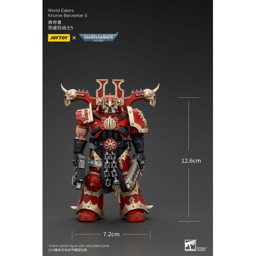 Warhammer 40k Action Figure 1/18 World Eaters Khorne Berzerker 5 13 cm