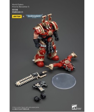Warhammer 40k Action Figure 1/18 World Eaters Khorne Berzerker 5 13 cm
