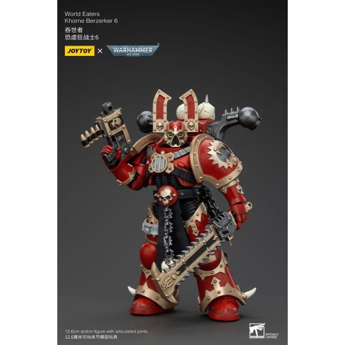 Warhammer 40k Action Figure 1/18 World Eaters Khorne Berzerker 6 13 cm